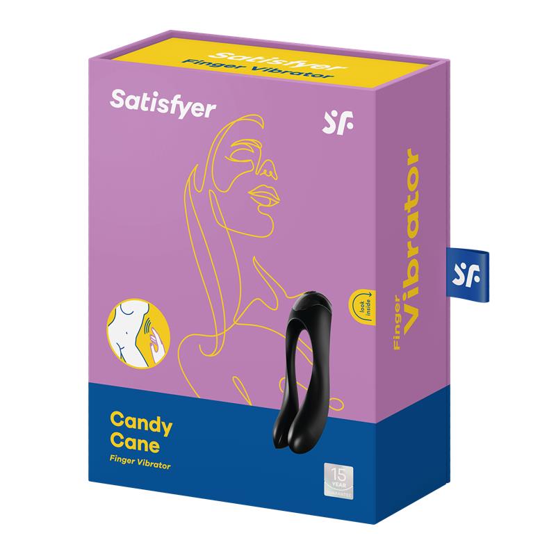 Vibrador Candy Cane Negro - Imagen 6