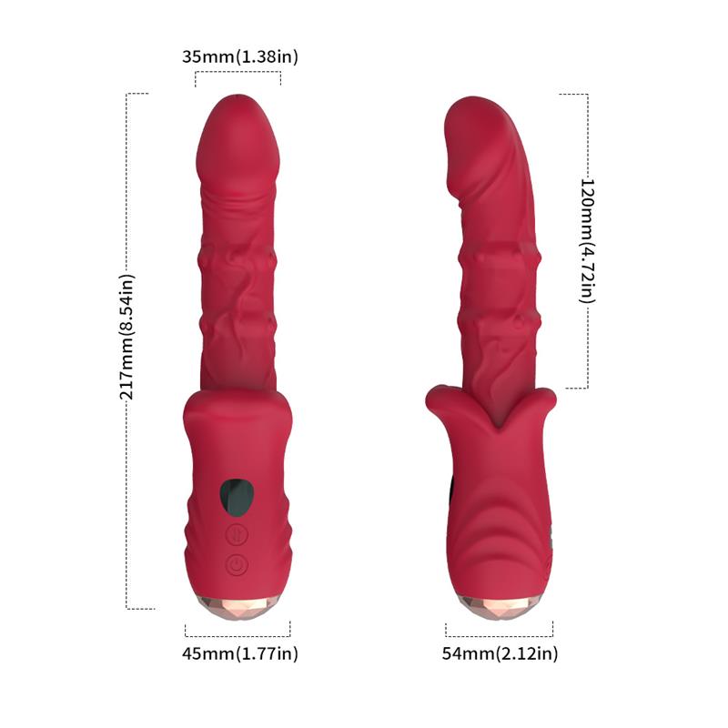 Vibrador con Calor y Movimiento Vertical con Pantalla Digital - Imagen 10