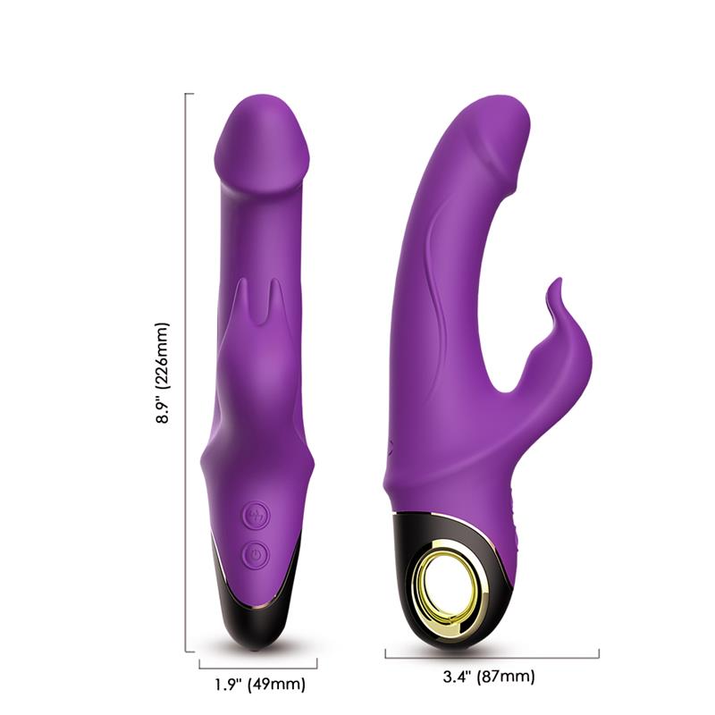 Vibrador con Rotación 360º Purpura - Imagen 13