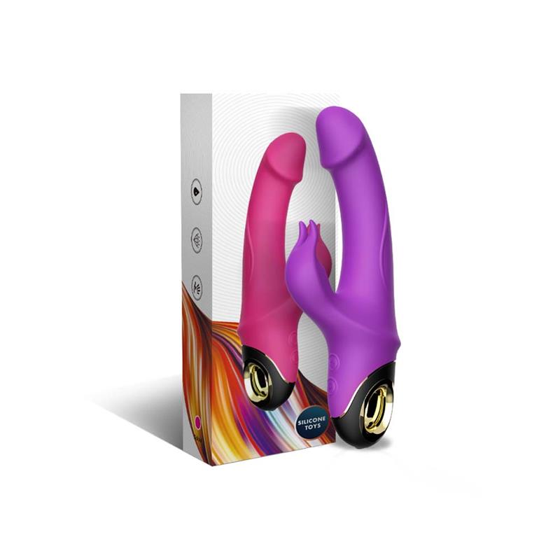 Vibrador con Rotación 360º Purpura - Imagen 4