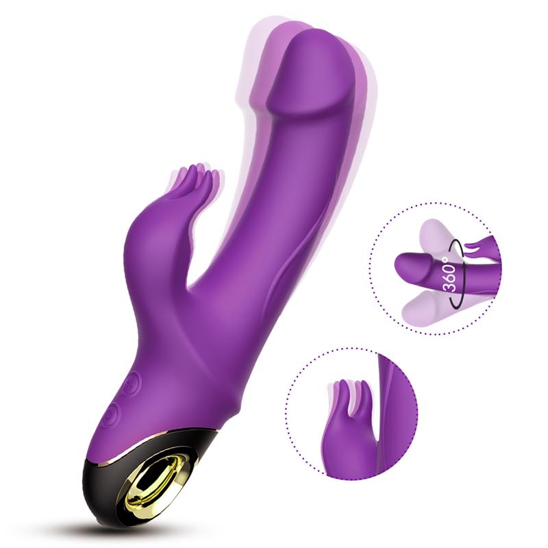 Vibrador con Rotación 360º Purpura - Imagen 6