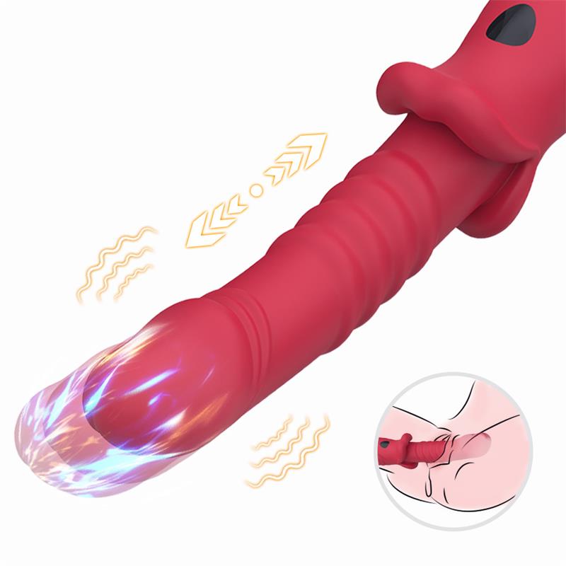 Vibrador con Thrusting Punto G y Pantalla Digital - Imagen 3