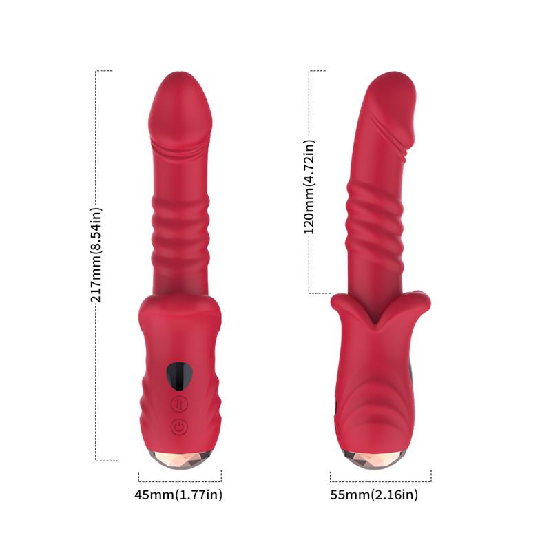 Vibrador con Thrusting Punto G y Pantalla Digital - Imagen 10