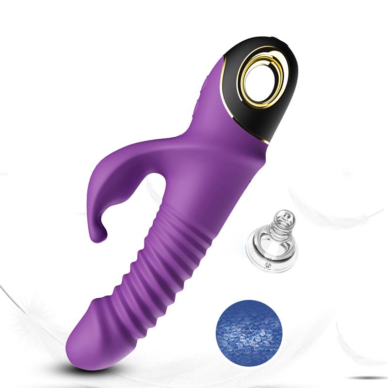 Vibrador con Thrusting y Oscilación 360º Purpura - Imagen 10
