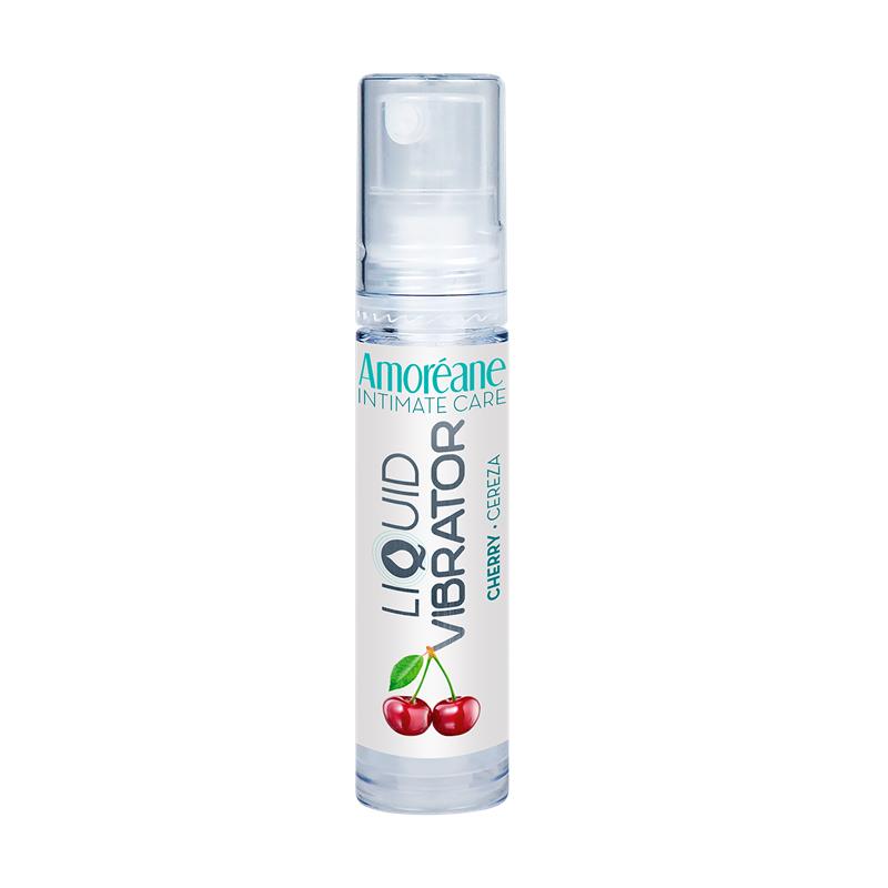 Vibrador Líquido Base Agua Cereza 10 ml