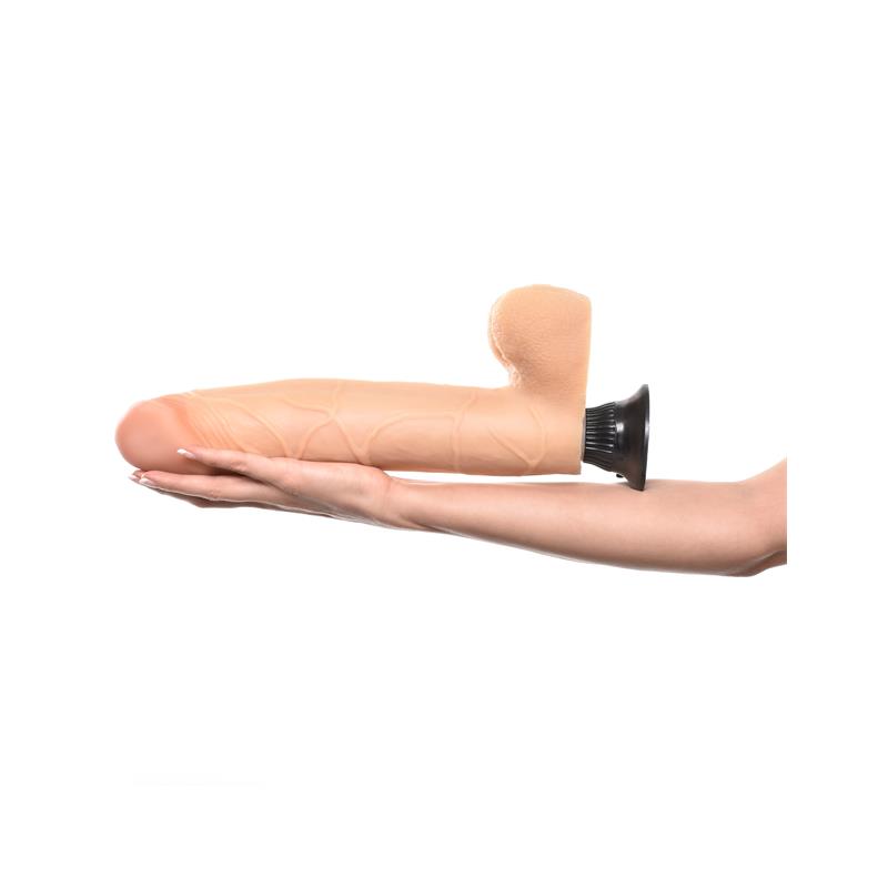 Vibrador Realista No 12 30,5 cm Natural - Imagen 8