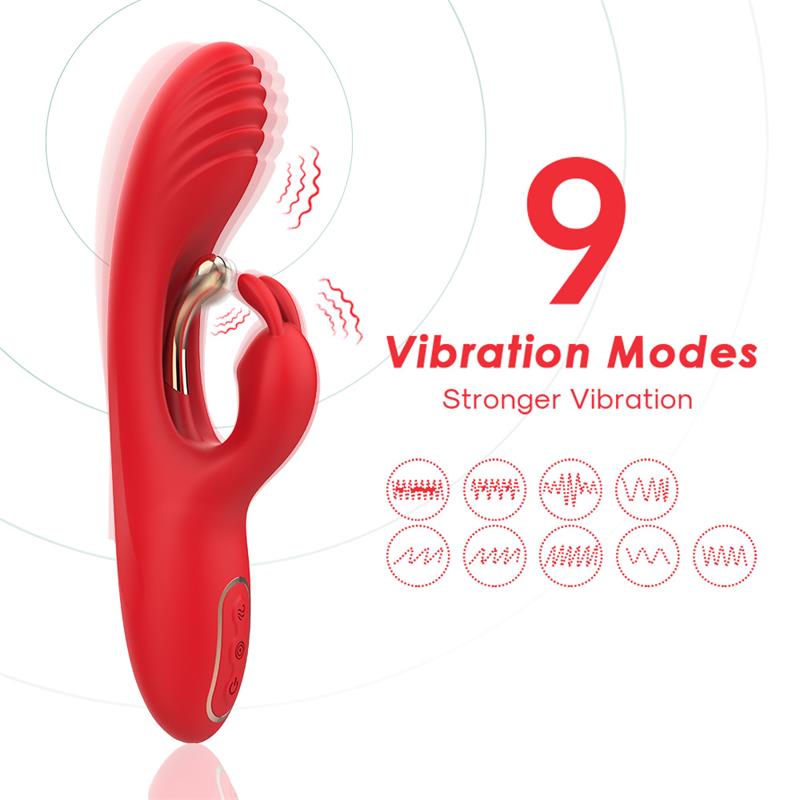 Vibrador Tickler con Rabbit - Imagen 4
