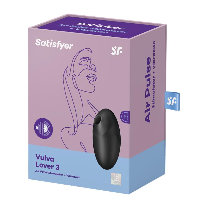 Vulva Lover 3 Succionador de Clítoris Negro - Imagen 10