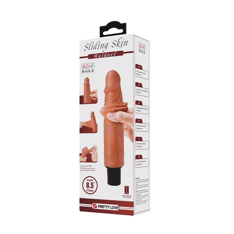 Waldorf Dildo con Piel Retractil 8,5 - Imagen 9