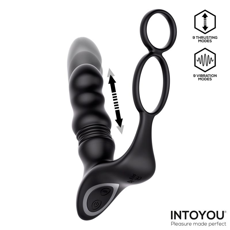 Womp Masajeador Prostático con Vibración, Thrusting y Control Remoto - Imagen 2