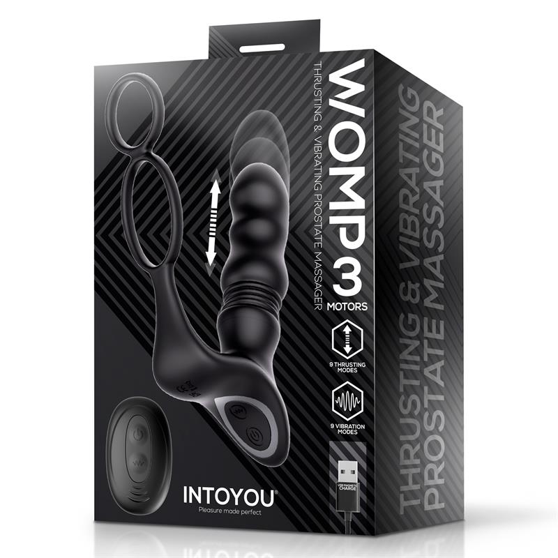 Womp Masajeador Prostático con Vibración, Thrusting y Control Remoto - Imagen 9