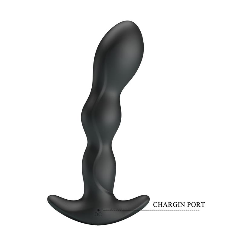 Yale Plug Anal con Vibración Negro - Imagen 7