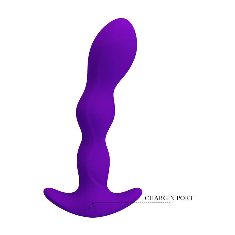 Yale Plug Anal con Vibración Púrpura - Imagen 7