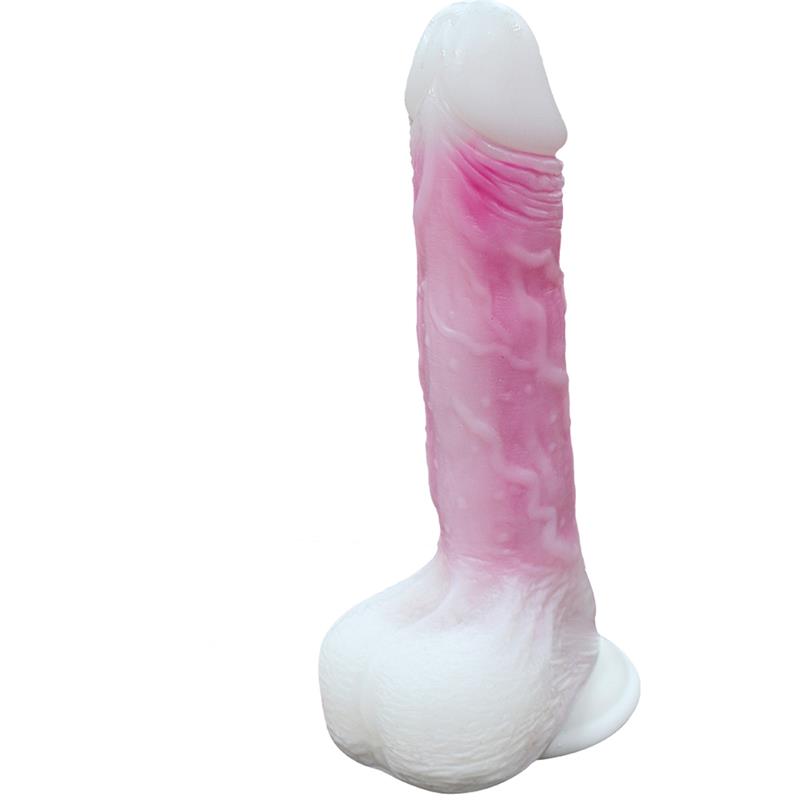 Dildo Doble Capa con Vibración, Thrusting y Calor 21.5 cm - Imagen 5