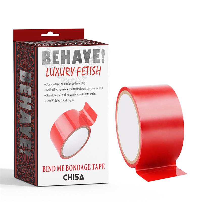 Bind Me Cinta de Bondage 15m Rojo - Imagen 6