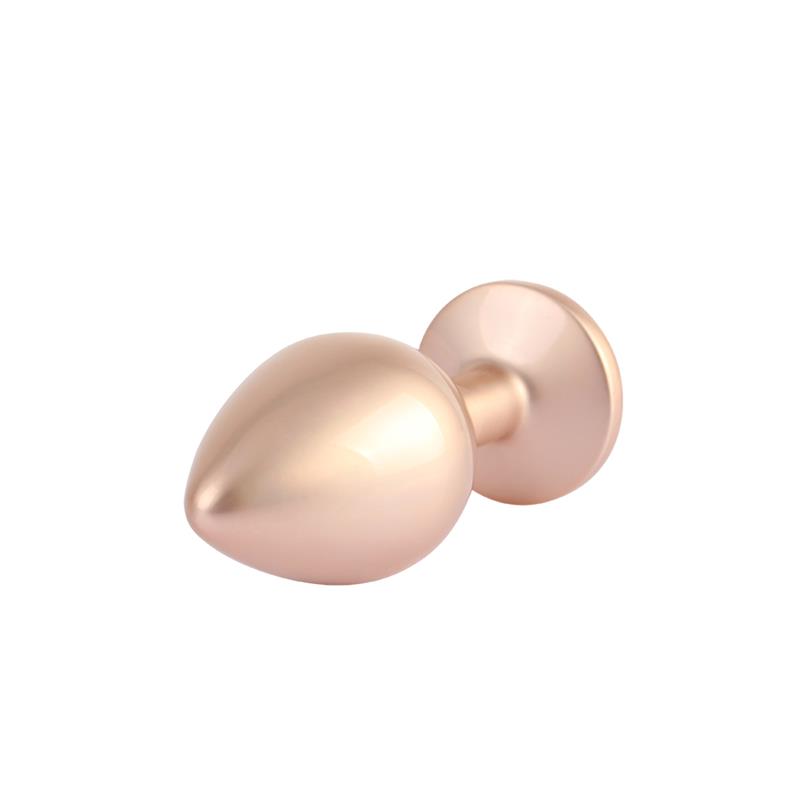 Candy Rose Gold Gem Plug Anal con Joya en la Base Talla M - Imagen 4