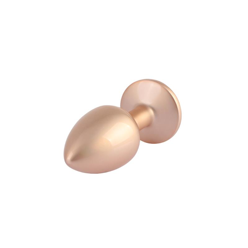 Candy Rose Gold Gem Plug Anal con Joya en la Base Talla S - Imagen 3