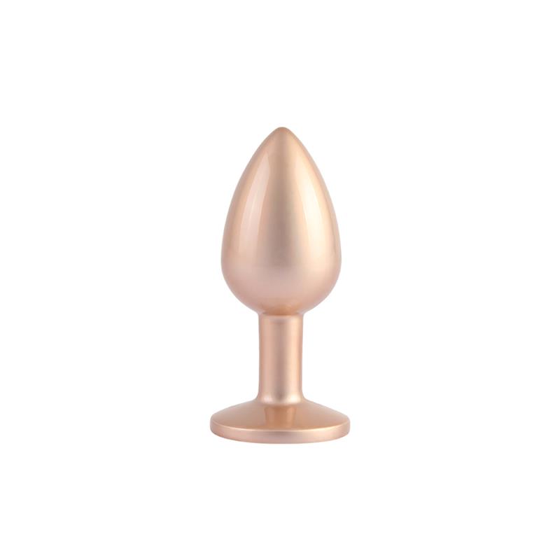 Candy Rose Gold Gem Plug Anal con Joya en la Base Talla S - Imagen 5
