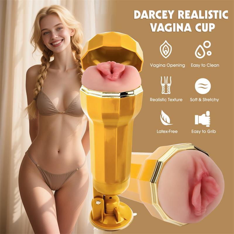 Darcey Masturbador Vagina Realista con Vibracion - Imagen 2