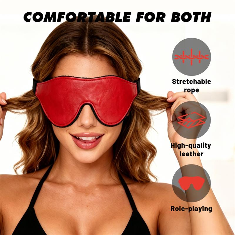 Go black Antifaz Scarlet Red Rojo - Imagen 3