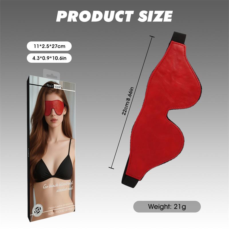 Go black Antifaz Scarlet Red Rojo - Imagen 6