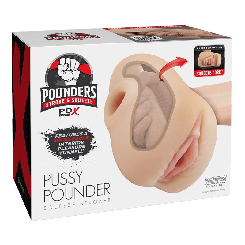 Masturbador Pussy Pounder Squeeze 18 cm - Imagen 5