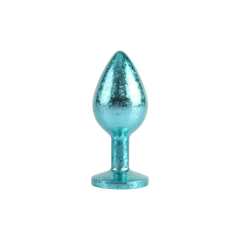 Nebula Blue Gem Plug Anal con Joya en la Base Talla M - Imagen 4