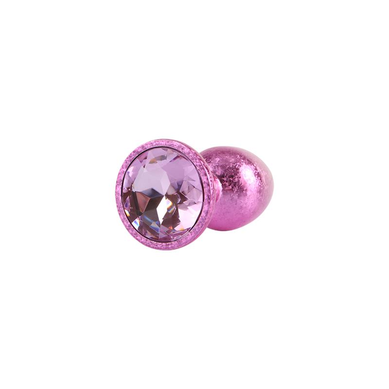 Nebula Pink Gem Plug Anal con Joya en la Base Talla S - Imagen 3