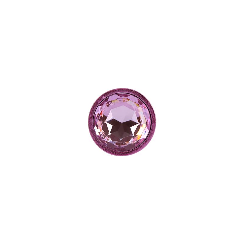 Nebula Pink Gem Plug Anal con Joya en la Base Talla S - Imagen 4