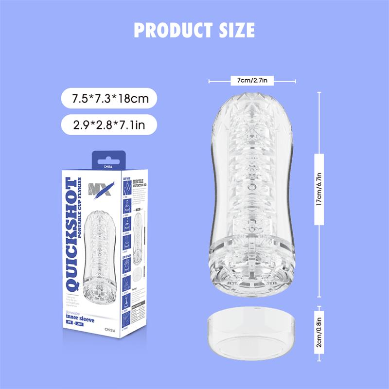 Quickshot Portable Cup Flykiss Masturbador - Imagen 10