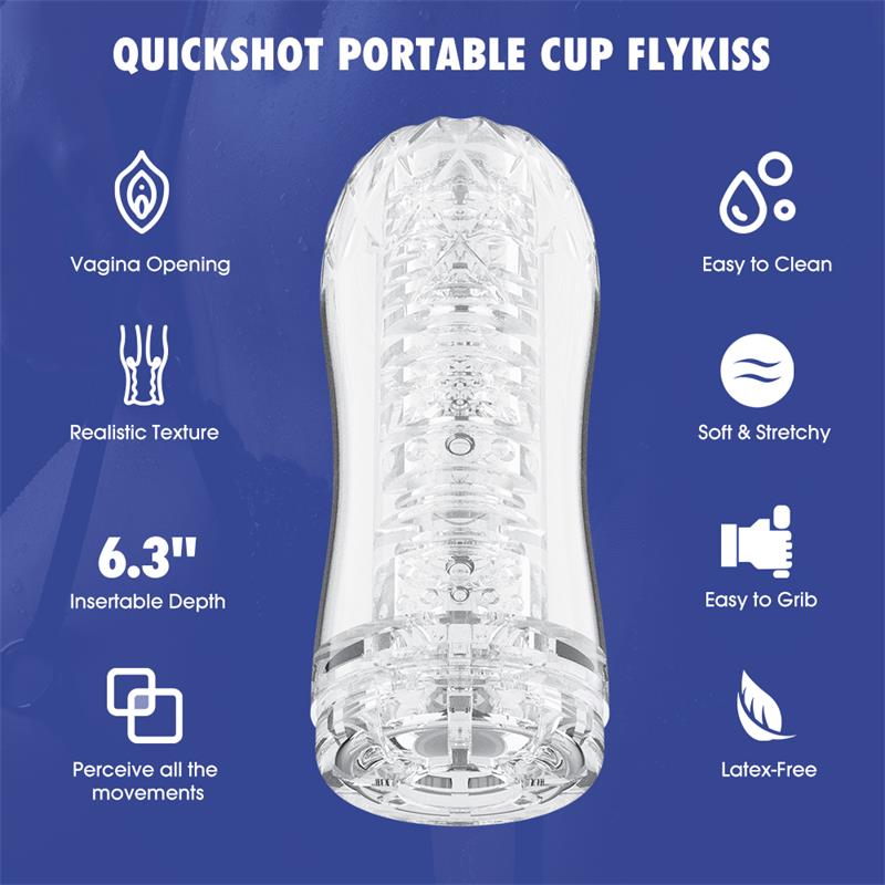Quickshot Portable Cup Flykiss Masturbador