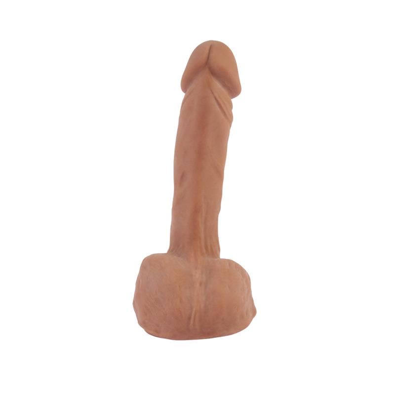 Detalle de Basix Cock Dildo dual Density Bronceado 22.5cm