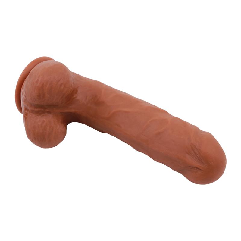 Bottomless Pleasure Dildo Dual Density Bronceado 20cm - Imagen 5