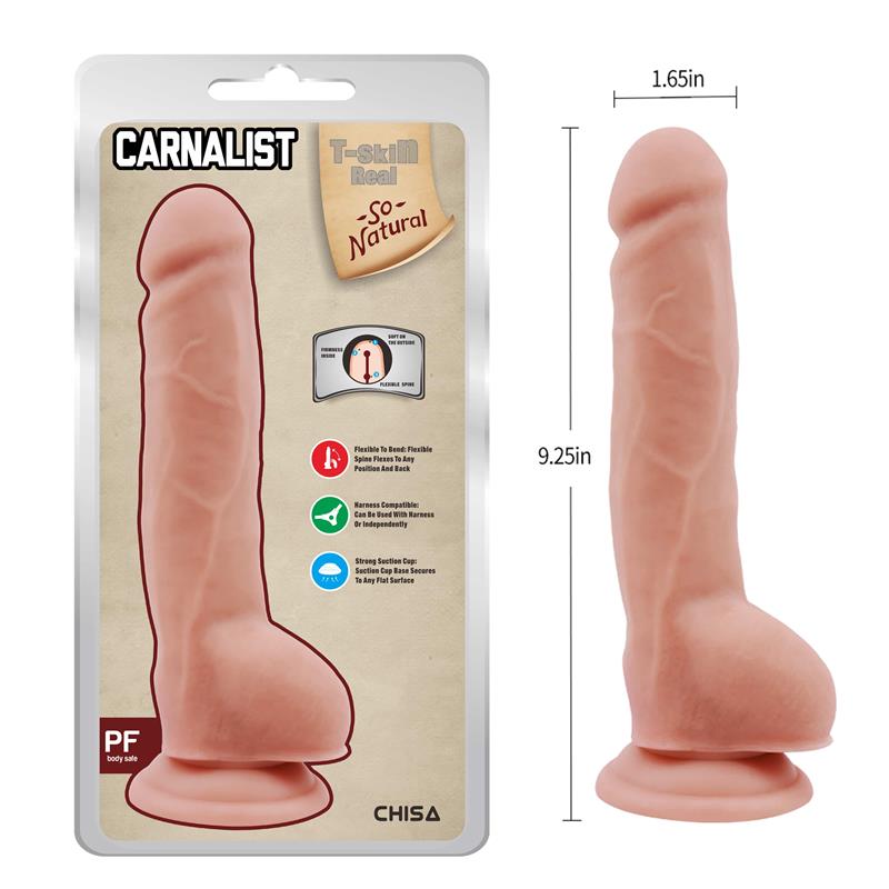 Carnal Dildo Dual Density 23.5cm - Imagen 7