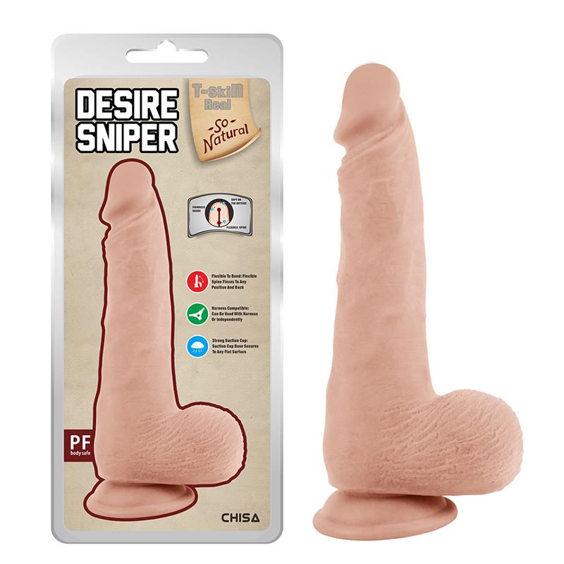 Detalle de Desire Sniper Dildo Dual Density 23cm