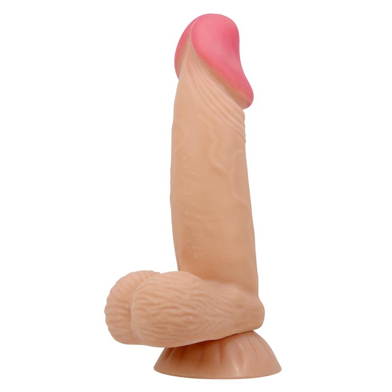 Duvall Dildo Realista con Piel Deslizante Retractil 19.4 cm - Imagen 2