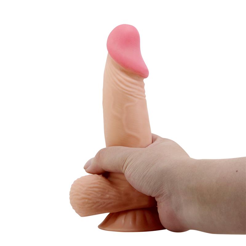 Duvall Dildo Realista con Piel Deslizante Retractil 19.4 cm - Imagen 6