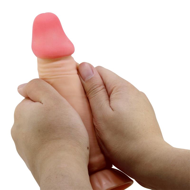 Duvall Dildo Realista con Piel Deslizante Retractil 19.4 cm - Imagen 7