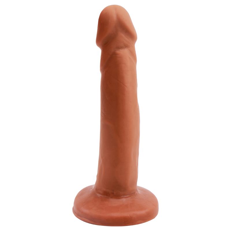 Eves Alluree Dildo Dual Density Bronceado 18.5cm - Imagen 2