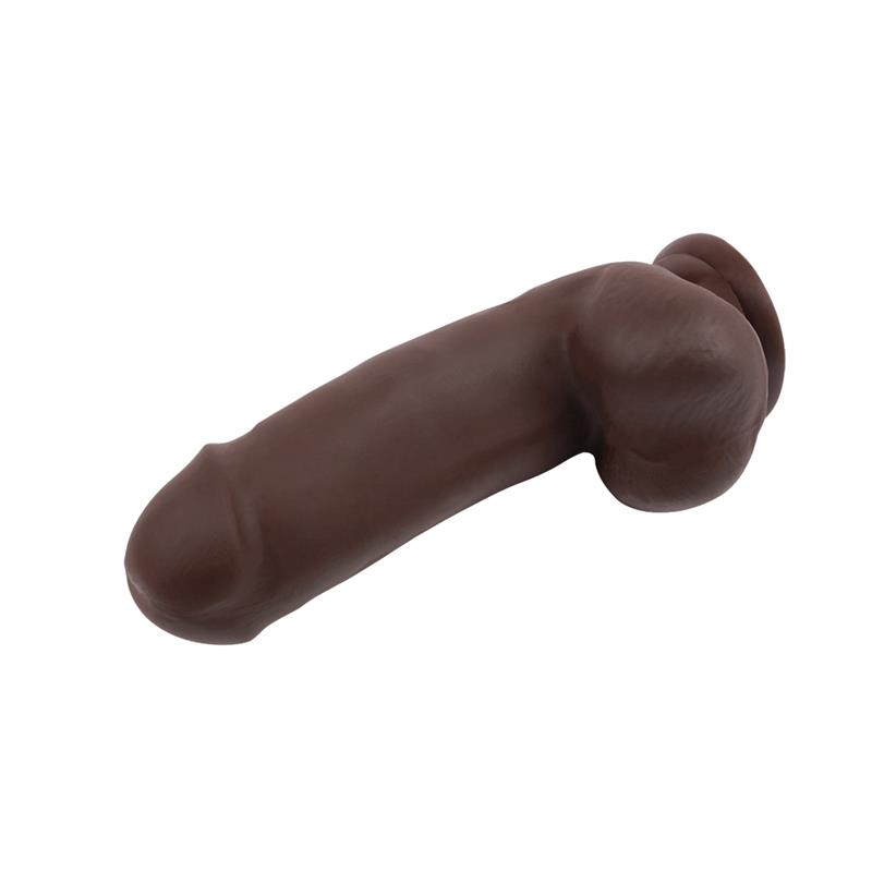 Lecher Dildo Dual Density Marrón 18cm - Imagen 5