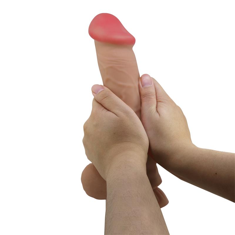 Mendel Dildo Realista Piel Deslizante Retractil 26 cm - Imagen 6