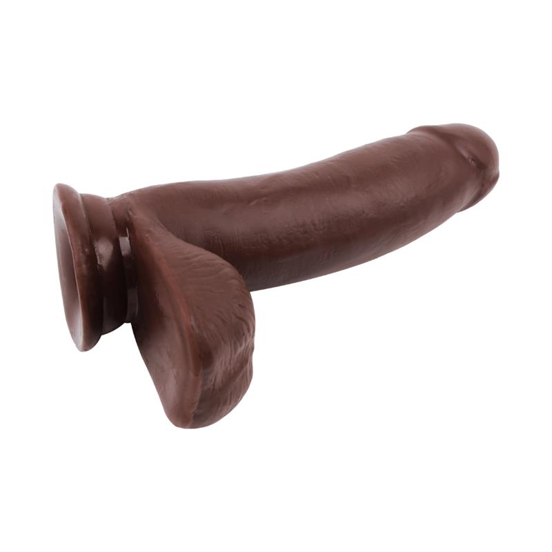 Sex Lure Dildo Dual Density Marrón 17.5cm - Imagen 4