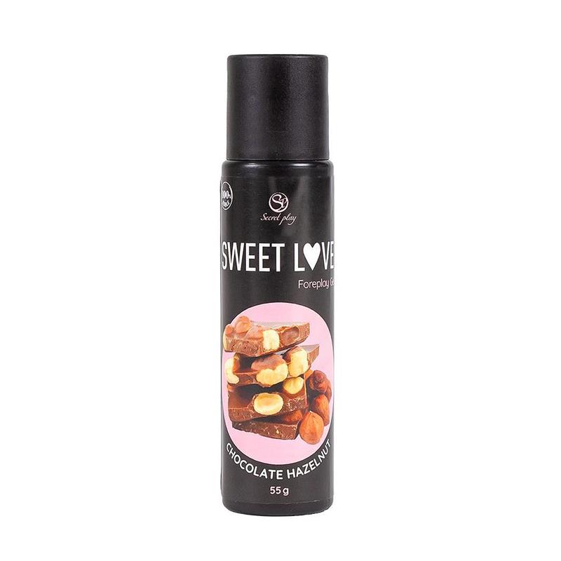 Sweet Love Lubricante Chocolate & Avellanas 60 ml - Imagen 2
