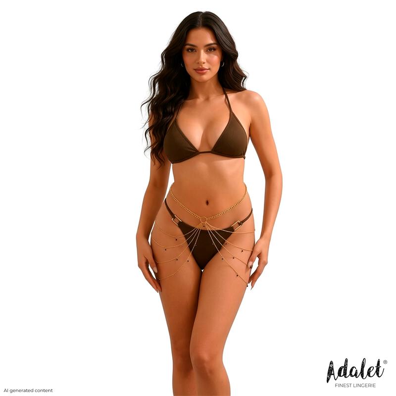 Alessia Cadena para la Cadera Dorado Talla Única - Imagen 3