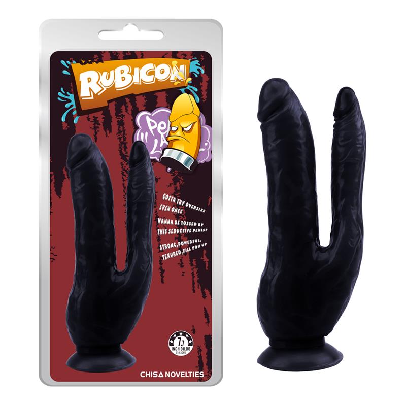 Detalle de Dark Magic Dildo Doble 7.7 - 19.5cm Negro