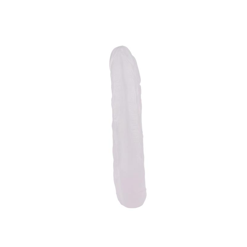 Detalle de Dildo Doble 13 - 17cm Transparente