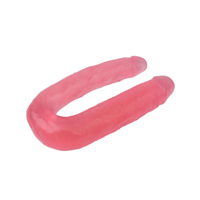 Detalle de Dildo Doble 17.7 - 22.5cm Rosa
