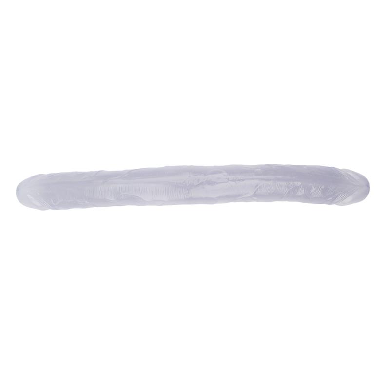 Detalle de Dildo Doble 18 - 46cm Transparente
