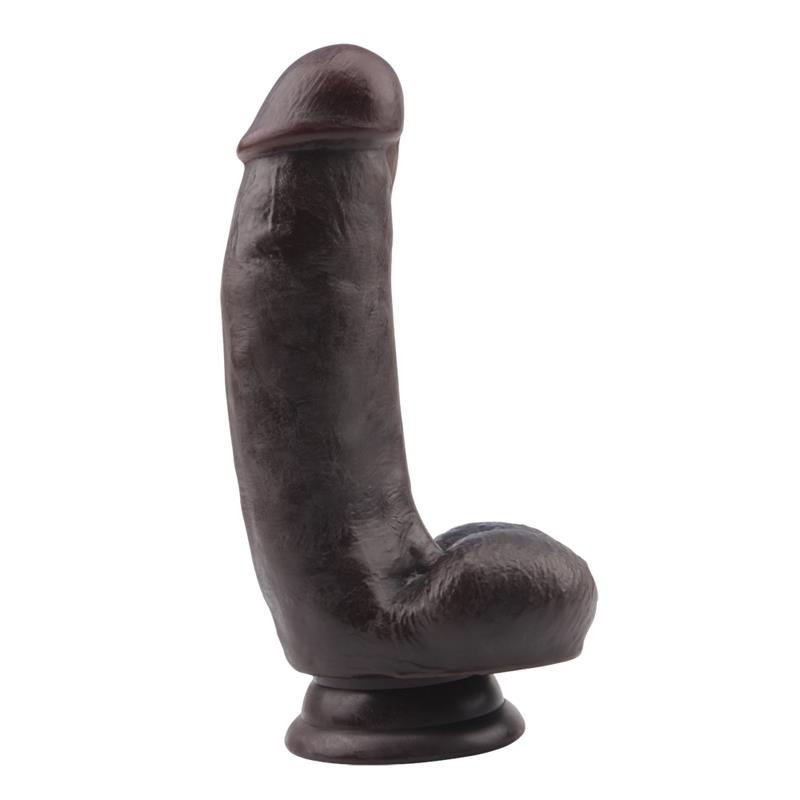 Detalle de Dildo Dual Density Fashion Dude 17.2 x 4.1 cm Marron