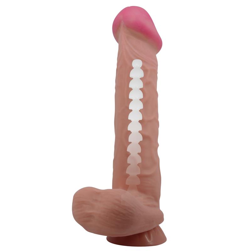 Detalle de Dildo Realista Piel Deslizante Retractil 26 cm